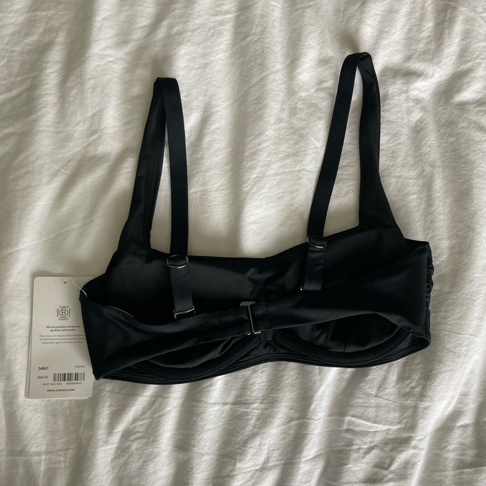 ATHLETA Square Neck Bra Cup Bikini Top Sizes S/M & L/XL NWT - Picture 3 of 6